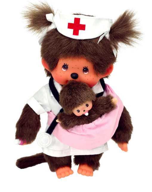 Comment ne pas craquer avec Monchhichi ? Monchhichi Pôle Nord, Monchhichi Déco de Noël, Monchhichi Infirmière et son bébé, Monchhichi Maman et son bébé.