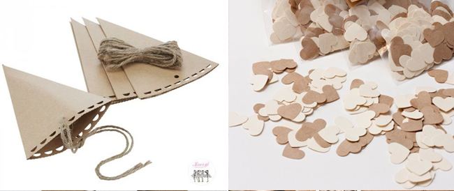 confettis 100 % KRAFT