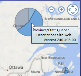 Power View Map Détails