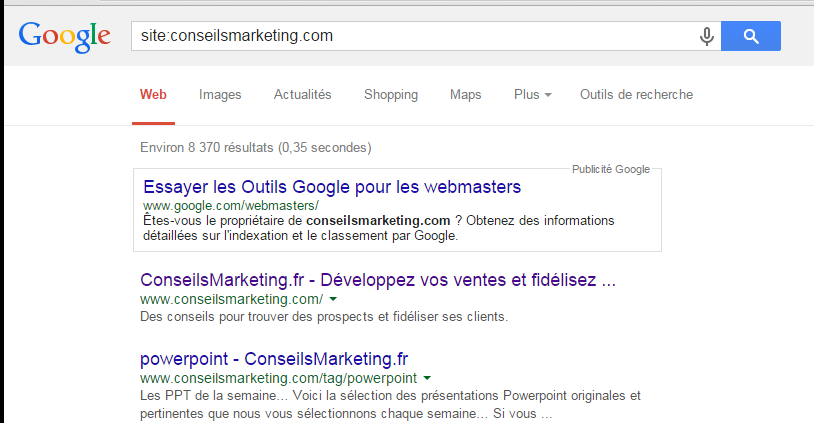 Comment savoir si mon site a été pénalisé ou blacklisté par Google ? verif blackliste google