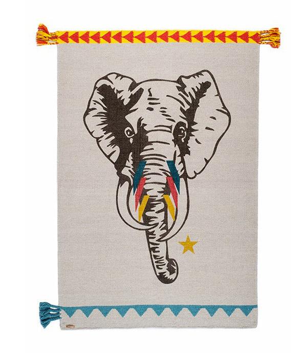 Ventes Privées SMALLable Varnassi elephant rug