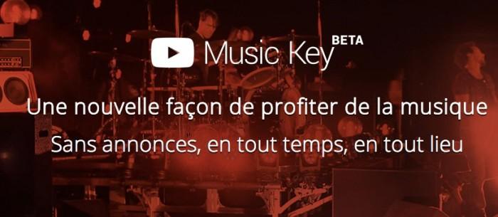 youtube music key abonnement clips vidéos 700x305 Attention Deezer et Spotify, YouTube annonce son service d’abonnement
