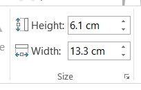 Graphiques hauteur et largeur