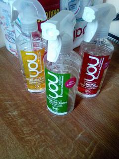 Chronique du foyer : faire un ménage écologique, tout un programme ! Produits de la gamme You