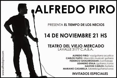 Alfredo Piro revient au Teatro del Viejo Mercado à l'Abasto [à l'affiche]