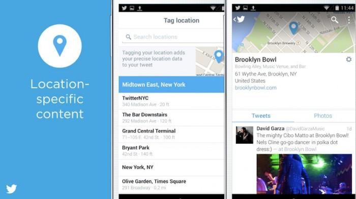 Twitter se redéfinit et s’éloigne de plus en plus des 140 caractères Twitter offrira une fonctionnalité de check in 700x392 Twitter se redéfinit et s’éloigne de plus en plus des 140 caractères