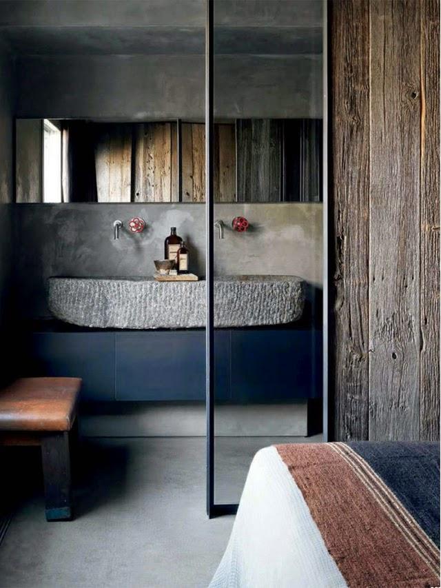 Une couleur : le gris Une matière : le bois Tendance deco couleur murs gris + bois naturel