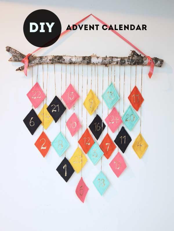 10 calendriers de lAvent à coudre calendrier avent losanges 10 calendriers de lAvent à coudre