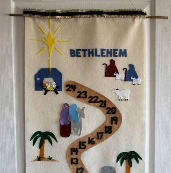 10 calendriers de lAvent à coudre calendrier avent biblique 10 calendriers de lAvent à coudre