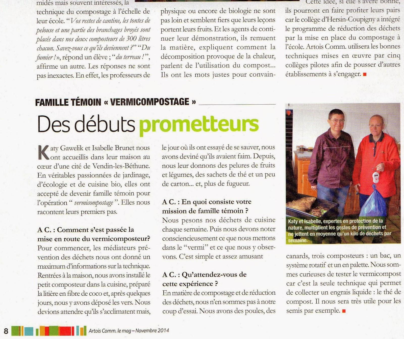 Vermicompostage, famille témoin partie 4 : quelques nouvelles Vermicompostage, famille témoin partie 4 : quelques nouvelles