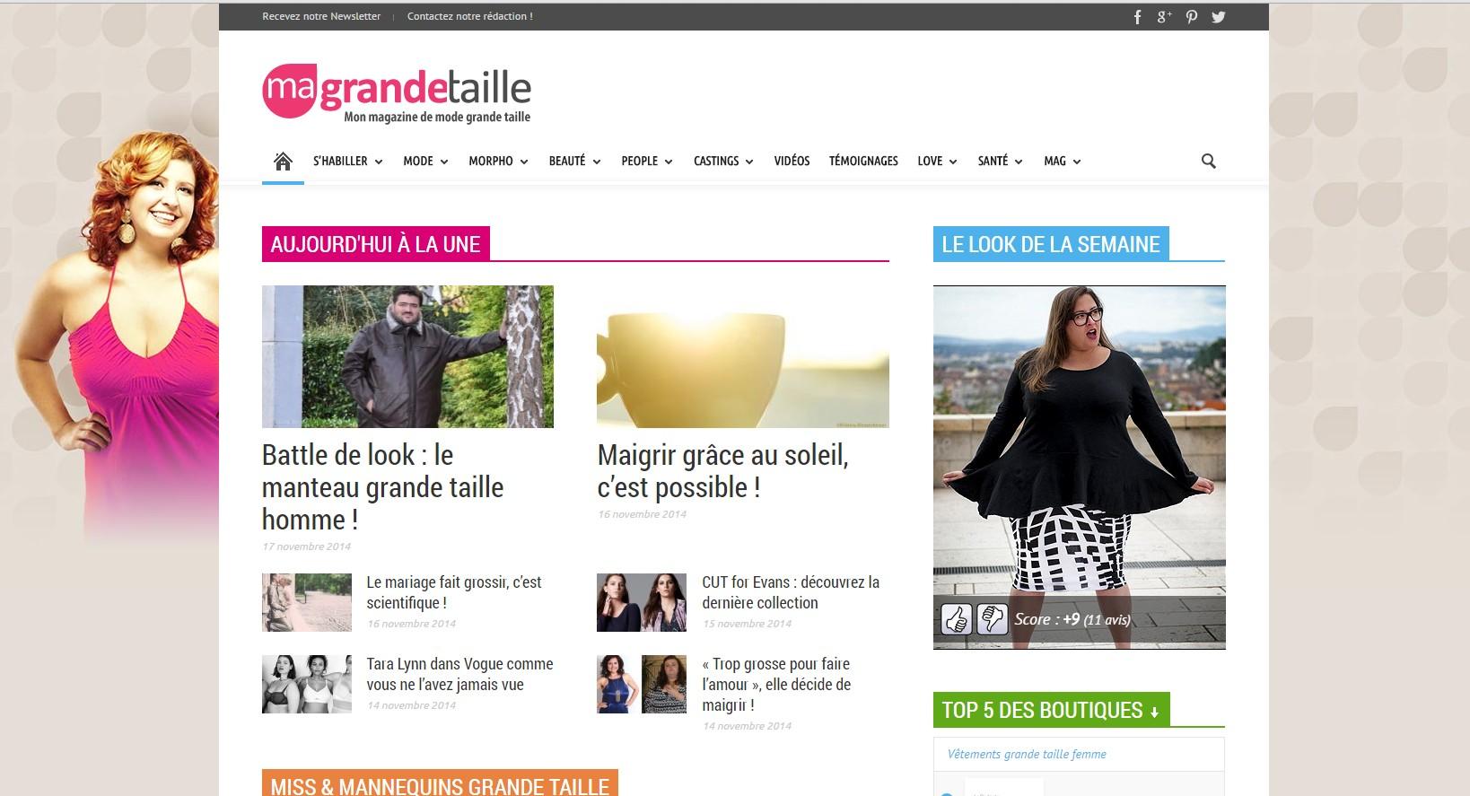 Magrandetaille.com, votre magazine mode pour les grandes tailles magrandetaille.com