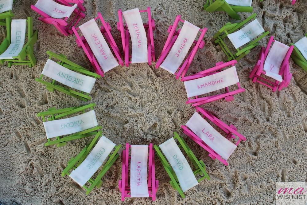 Mes envies de Mariage : Urne de Mariage + Plan de Table plan de table mariage theme ile