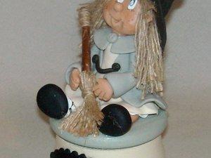 Boite à bijoux avec p'tite sorcière Boite à bijoux avec p'tite sorcière