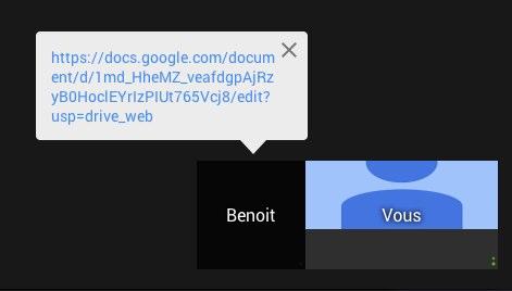 google hangout partage de fichier chat Google Hangout : partagez des fichiers provenant de Drive depuis un appel vidéo