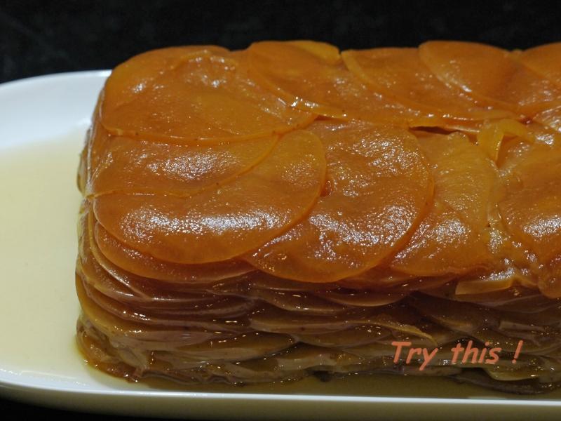 Terrine de pommes (sans oeuf ni lactose) terrine pommes