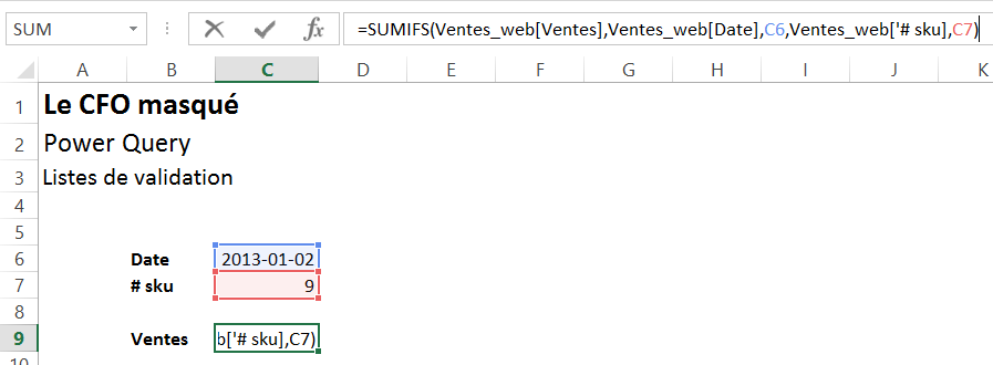 Power Query calculs