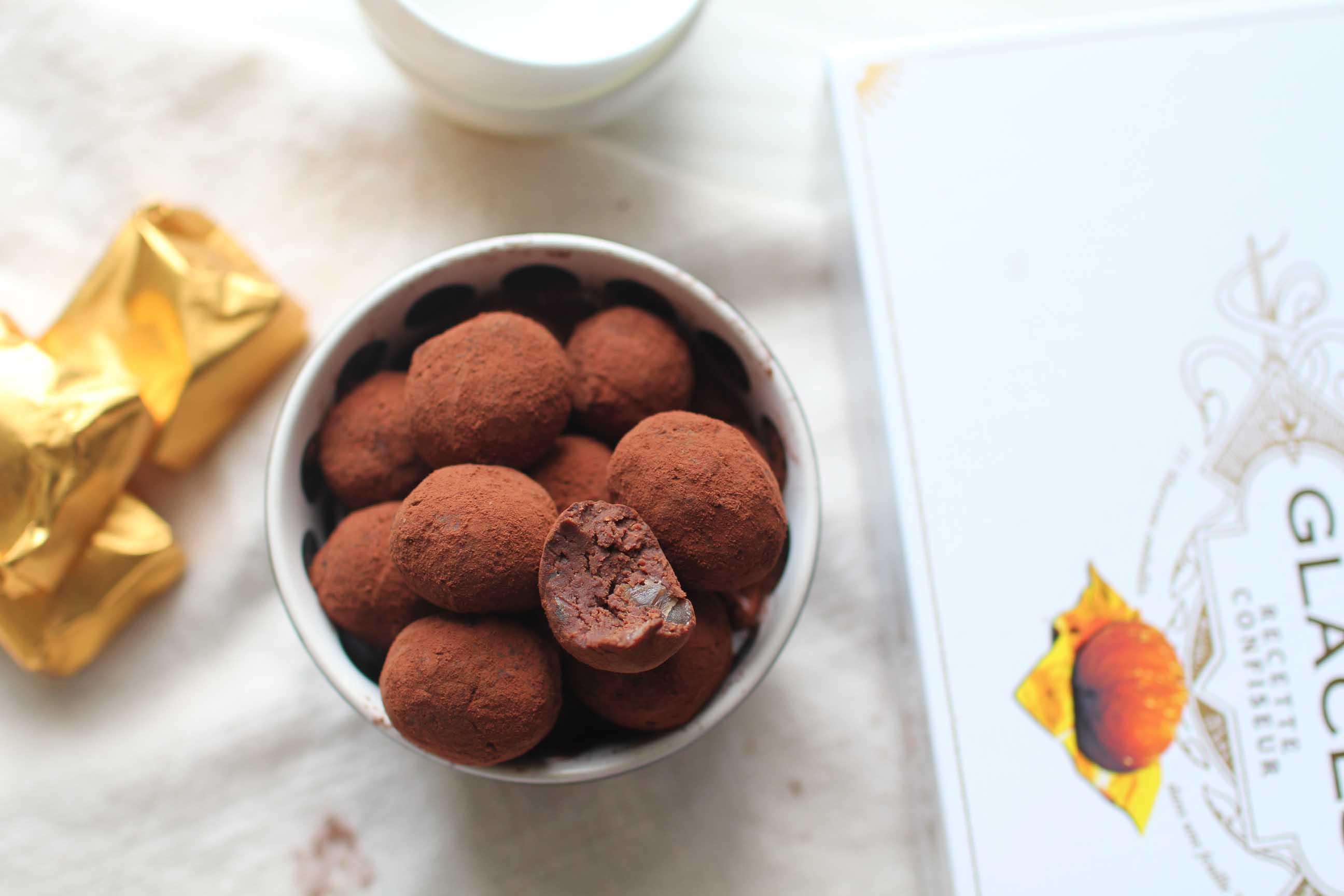 truffes chocolat Truffes au chocolat et aux marrons
