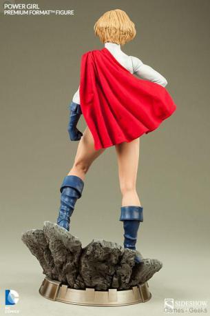  POWER GIRL PREMIUM FORMAT  sideshow power girl figurine 