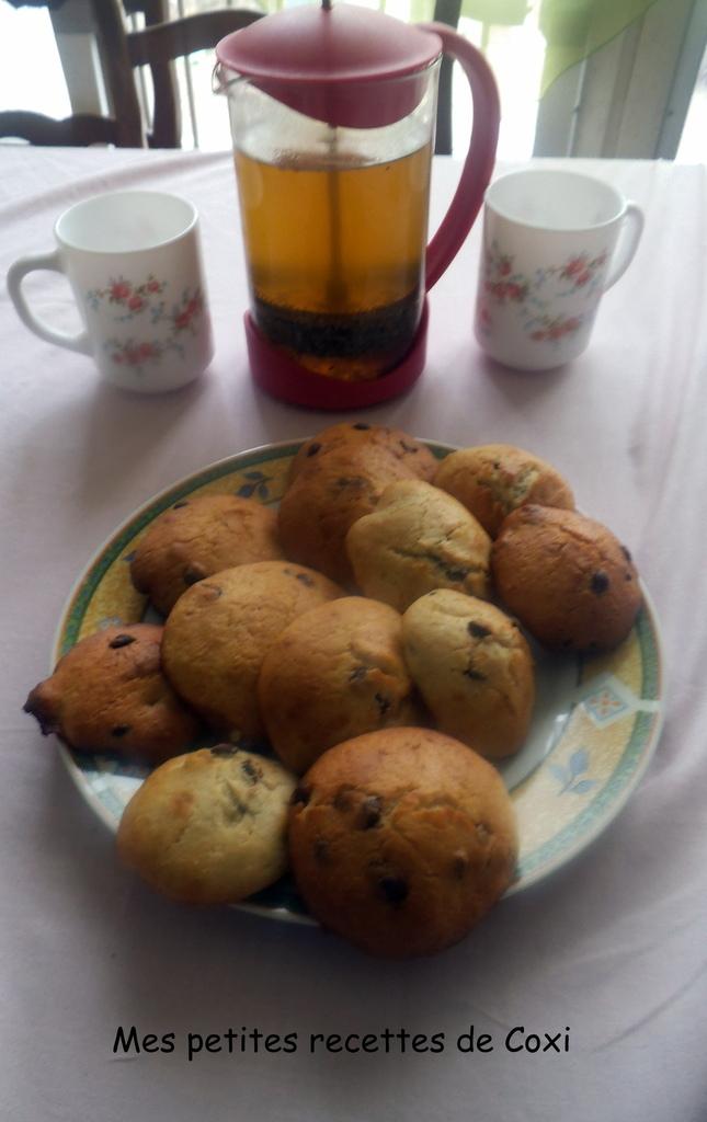 Cookies moelleux banane-chocolat Cookies moelleux banane-chocolat