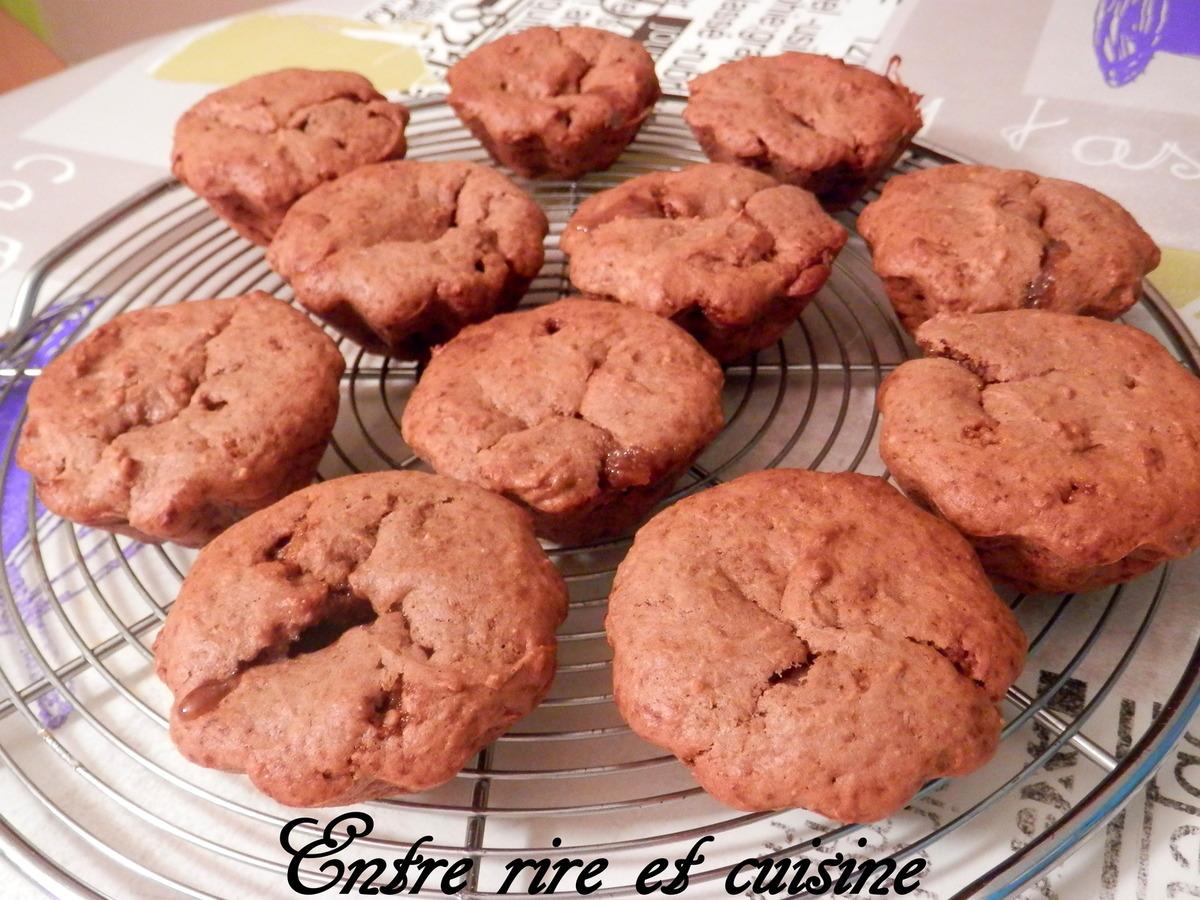 Petits gâteaux chocolat-tofu soyeux et bonbon banane