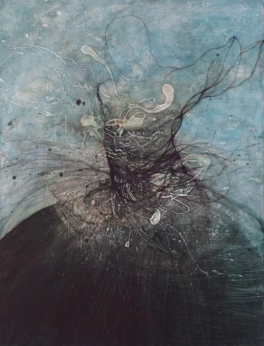 nathalie deshairs – Peinture “le cygne noir”