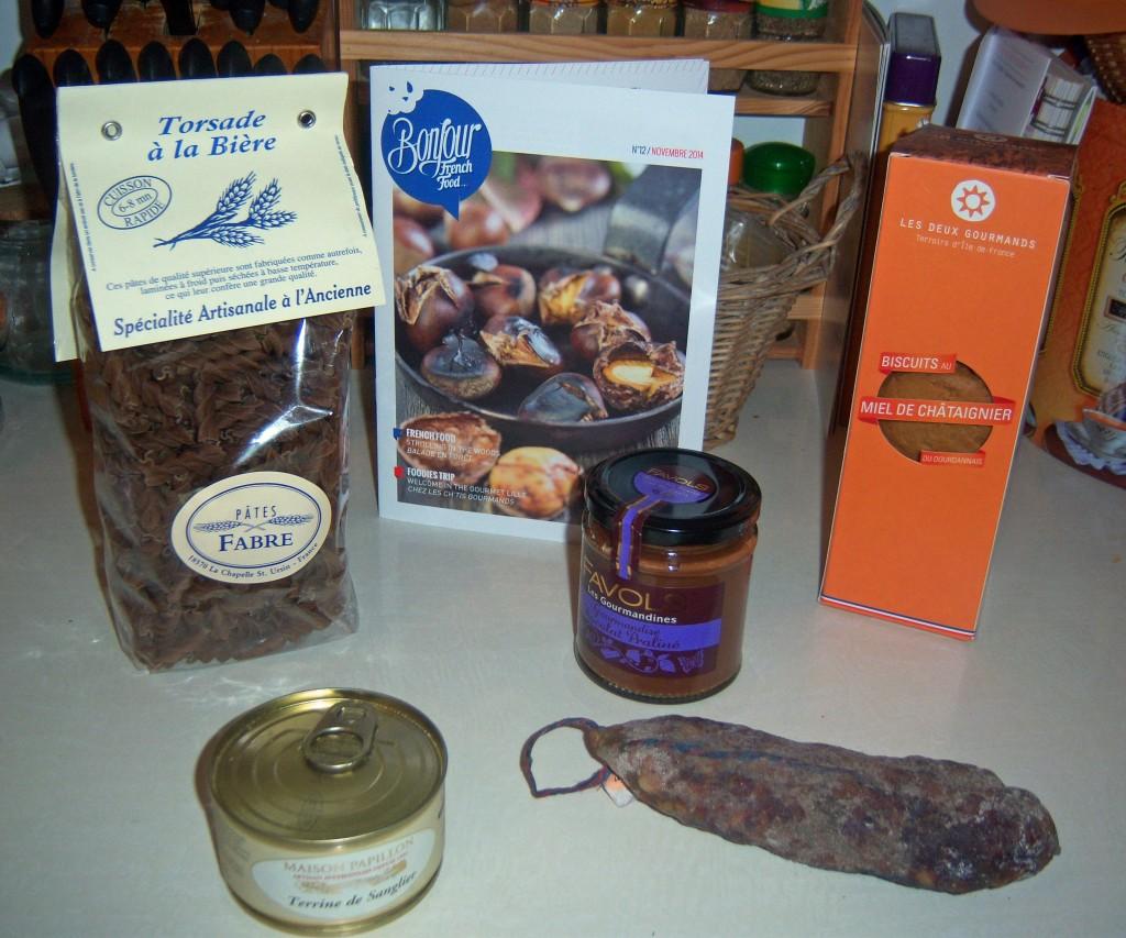 Bonjour French Food box novembre 2014 Bonjour French Food novembre 2014