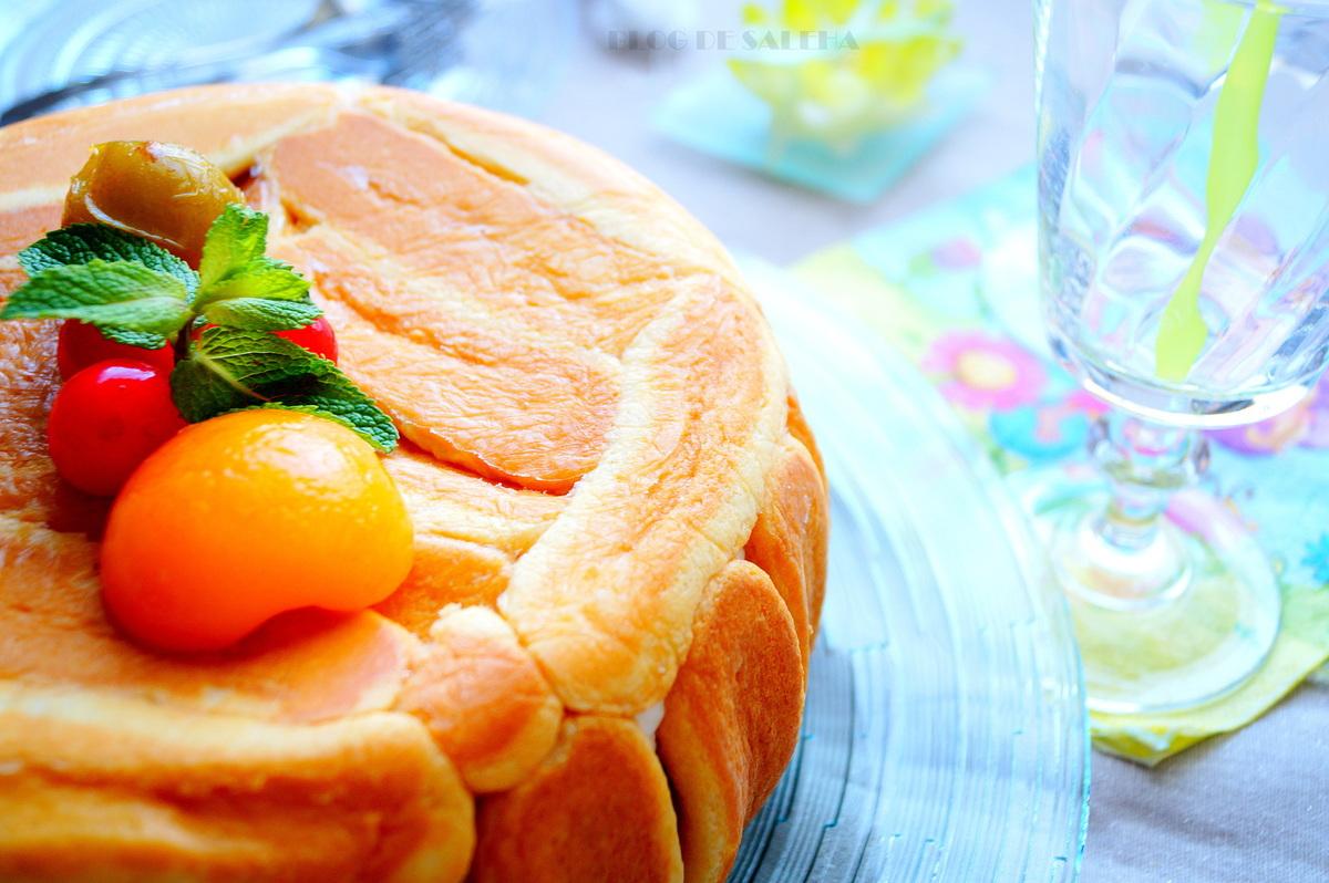Charlotte aux fruits au sirop & au mascarpone charlotte aux fruits