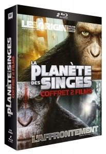 Les collectors de la dernière semaine de Novembre 2014 coffret-la-planète des singes-les-orignes-l-affrontement-blu-ray-20th-century-fox