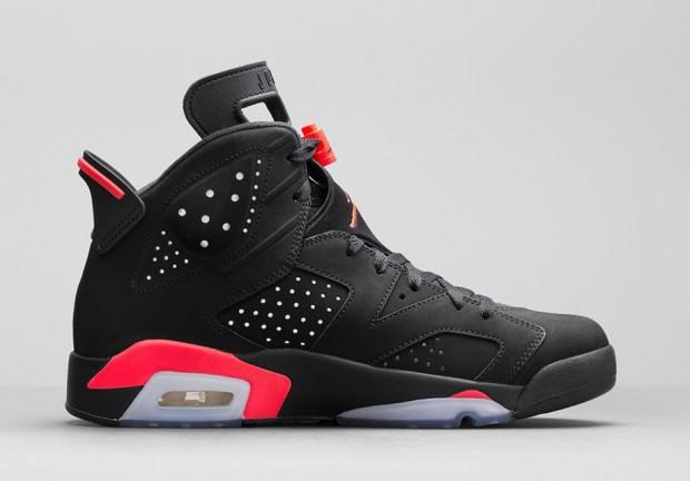 Air Jordan 6 Black/Infrared pour Femme Air Jordan 6 Black/Infrared pour Femme