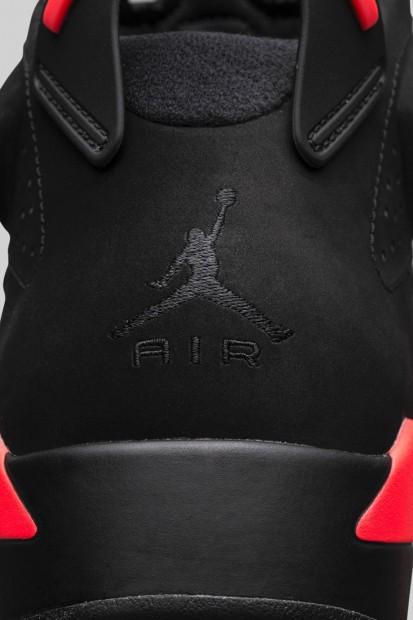 Air Jordan 6 Black/Infrared pour Femme Air Jordan 6 Black/Infrared pour Femme