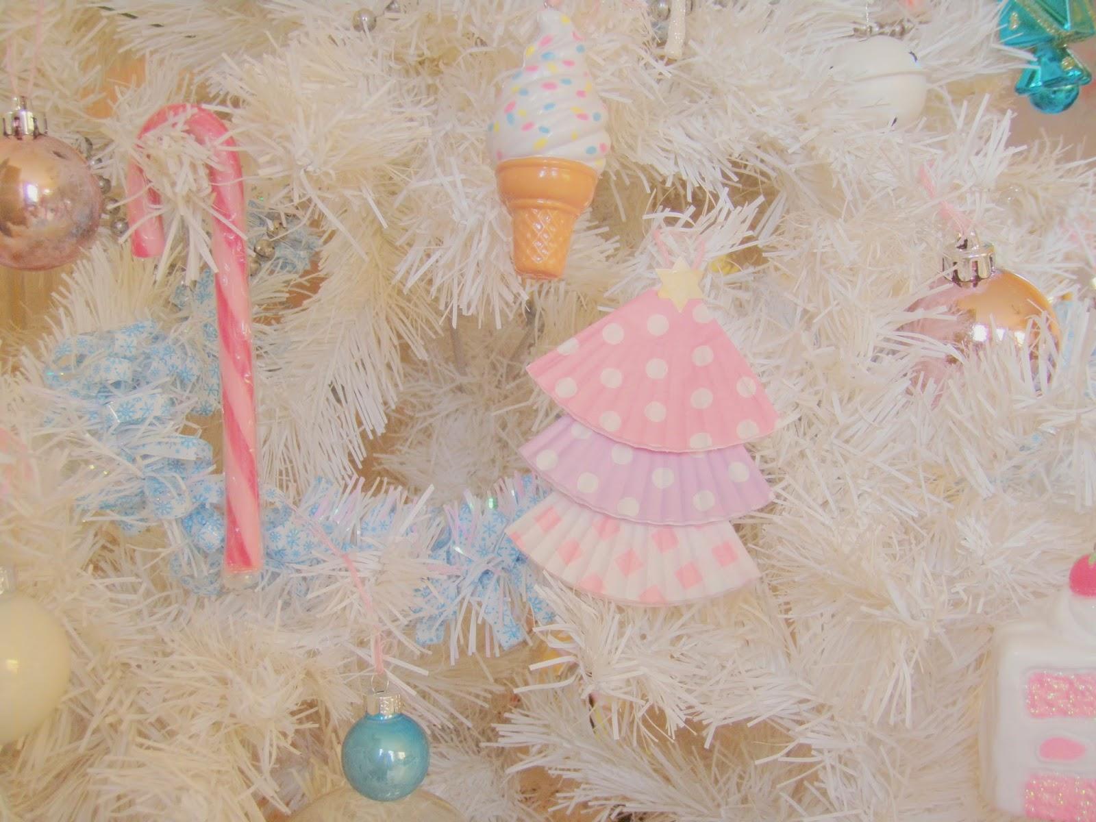 Noël pastel et sucré #1  Des petits sapins en caissettes de Cupcakes