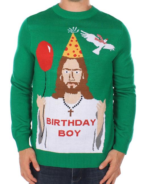Sélection de pulls Jacquard originaux pour Noël Birthday-Boy
