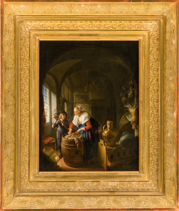 La souricière Gerrit Dou-La souriciere ca 1650 Musee Fabre