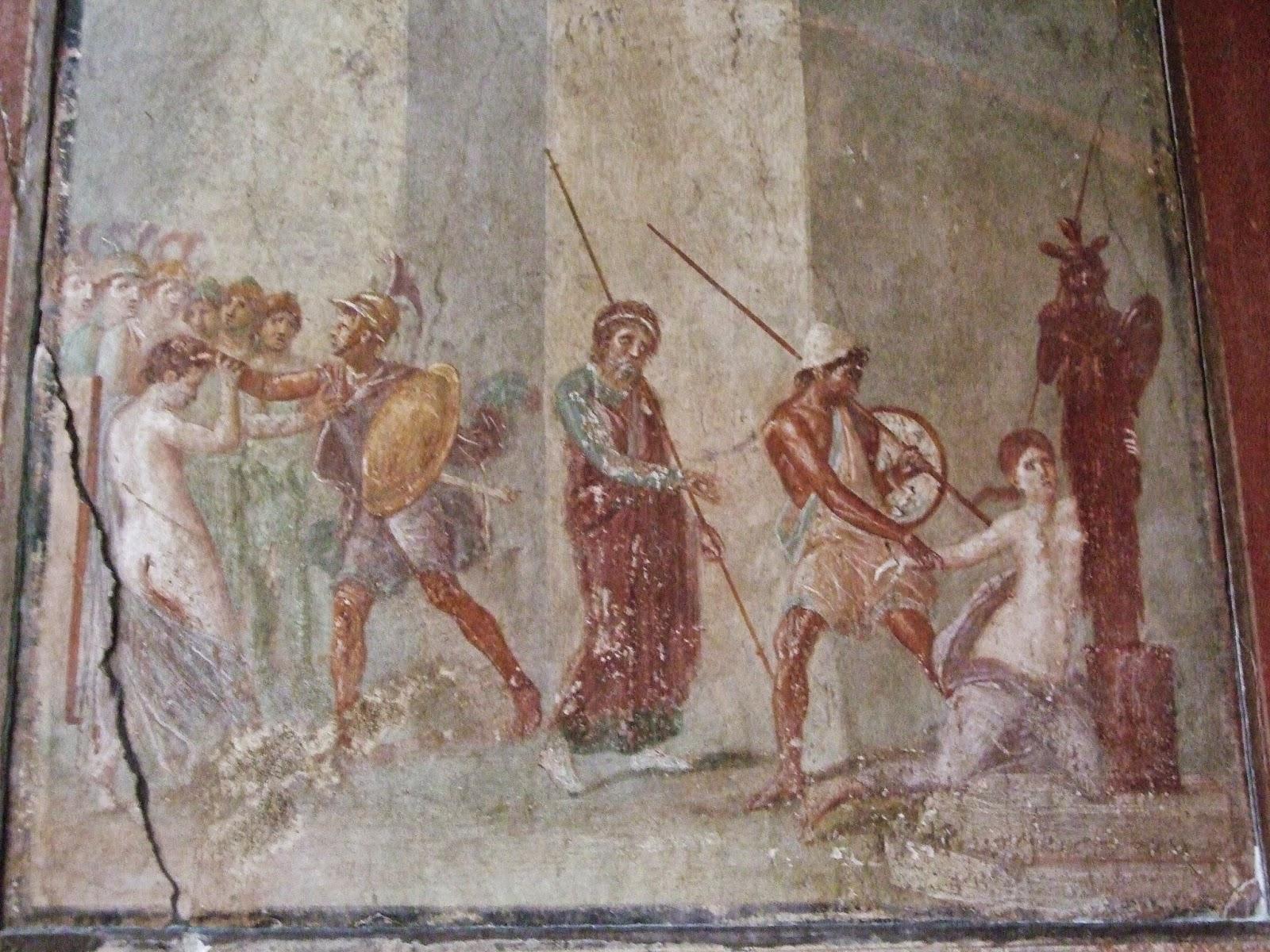 Pompei, Rapt de Cassandre, Maison de Ménandre