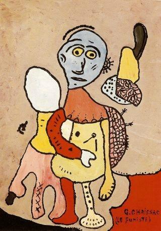 GASTON CHAISSAC - QUELQUES OEUVRES 1000 a