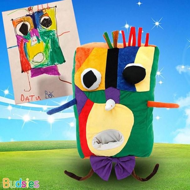 Budsies crée des peluches à partir de dessins d'enfants