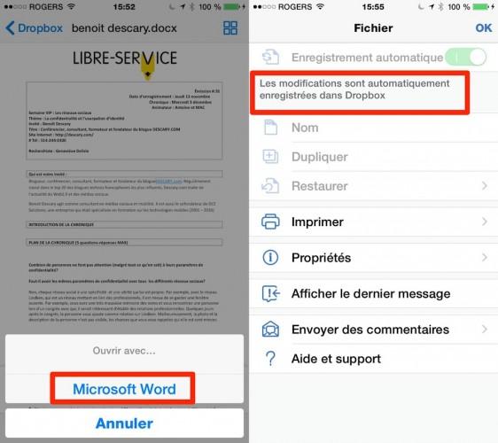Vous pouvez utiliser Microsoft Office depuis Dropbox pour iOS et Android dropbox ios android microsoft office 1 562x500 Vous pouvez utiliser Microsoft Office depuis Dropbox pour iOS et Android