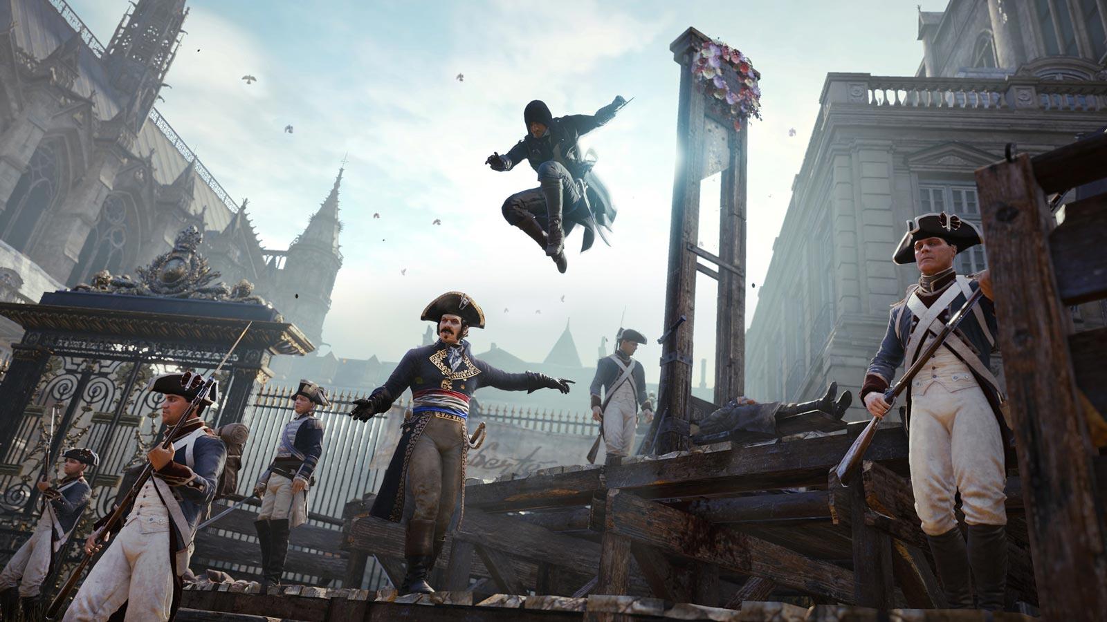 Un aperçu du jeu Assassin's Creed Unity.