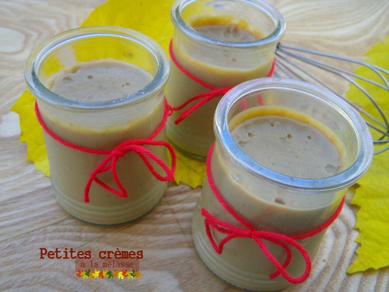 Petites crèmes à la mélasse 1