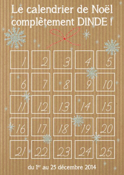 Le calendrier de Noël complètement DINDE ! #teasing calendrier de noël complètement dinde
