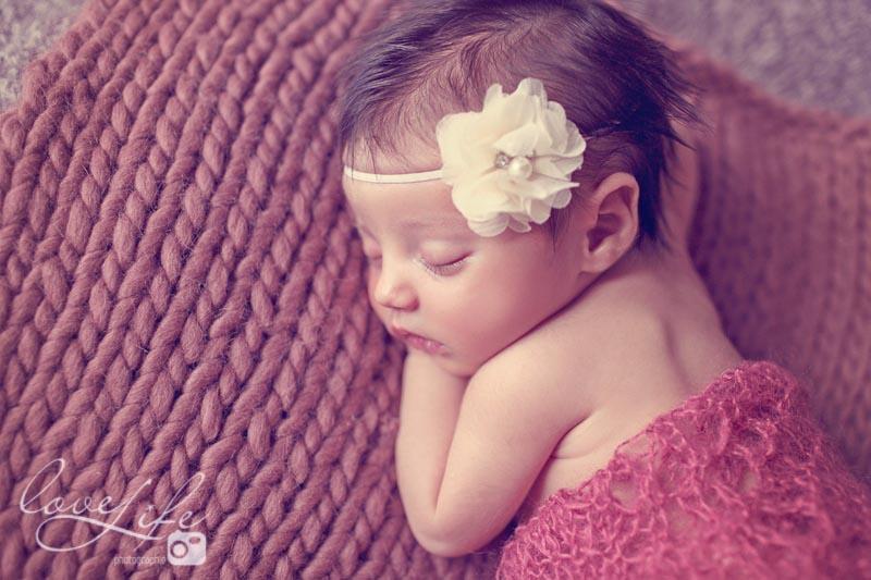 bébé fille headband fleur