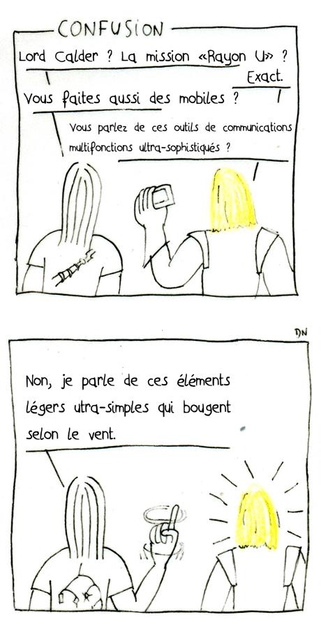 CONFUSION, strip illustrant article 7BD Du Mois sur le Rayon U de Jacobs
