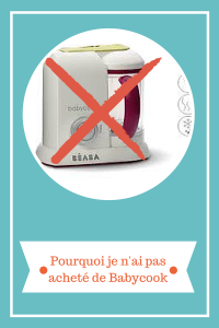 Pourquoi je n’ai pas acheté de Babycook alternative babycook