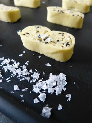 Palmitos au duo de sésames et cristaux de sel de Maldon P1020888