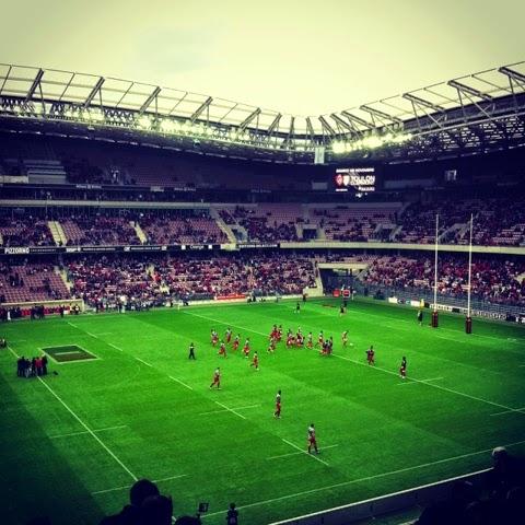 Toulon-Clermont a l'Allianz Riviera: mon premier match de rugby! Toulon-Clermont a l'Allianz Riviera: mon premier match de rugby!