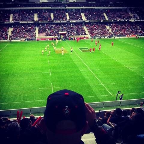 Toulon-Clermont a l'Allianz Riviera: mon premier match de rugby! Toulon-Clermont a l'Allianz Riviera: mon premier match de rugby!
