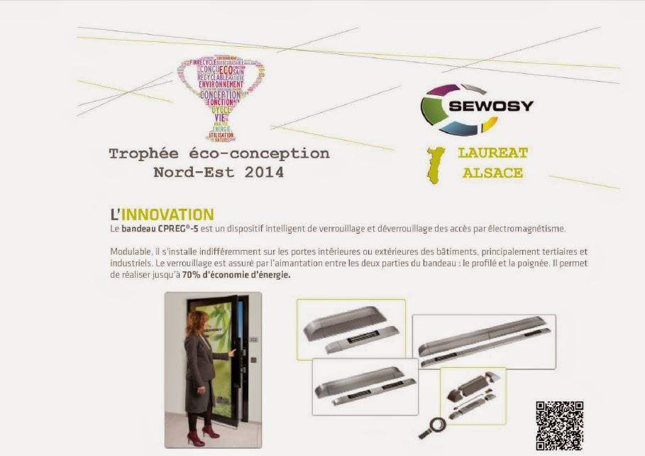 Le Grand Est récompense l’entreprise  alsacienne SEWOSY pour son éco-innovation
