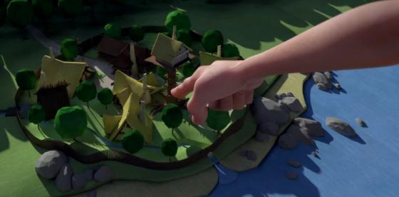 Village Asterix Animation 3D