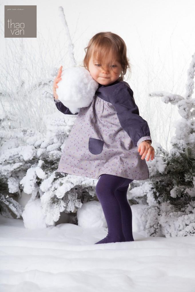 Un hiver tout doux avec Thao Van Thao Van modèle petite fille hiver 2014-15