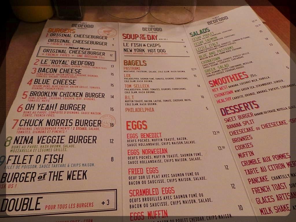 Diner Bedford, un peu de Brooklyn à Paris Diner Bedford, un peu de Brooklyn à Paris